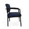 Lesro Lenox Steel Bariatric Chair Metal Frame, Black, RF Blueberry Back, MD Ink Seat LS1401 - alternate 2